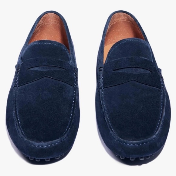 NEW REPUBLIC Monaco Suede Drivers. Navy Blue – Men’s 7.5 (fits women’s 9–9.5) main image 7